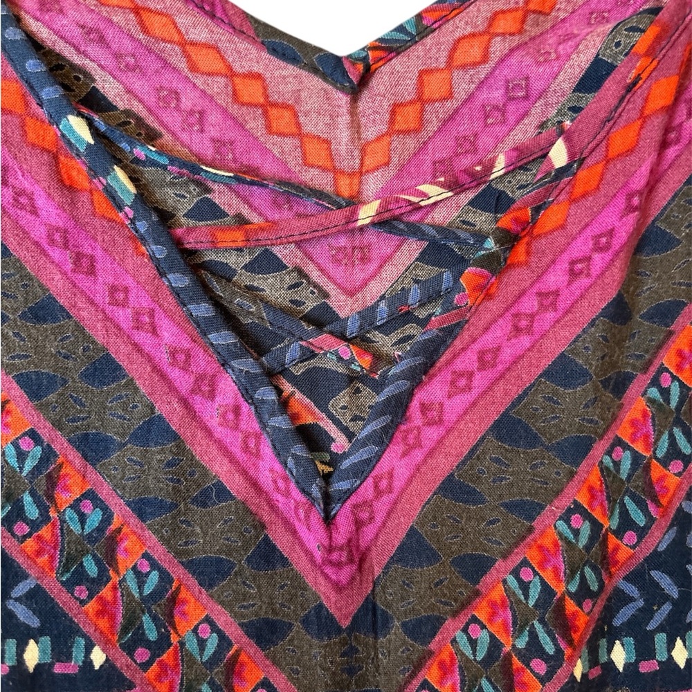 Colorful Patterned Romper - Picture 2 of 2
